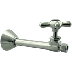 VAB0034 Straight Stop Valve, Cross handle